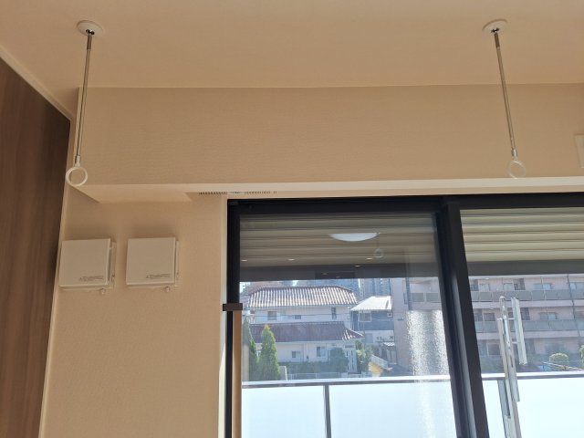 （シニア限定）サニーヒルズ湘南の内装|室内でもしっかり乾く室内物干し