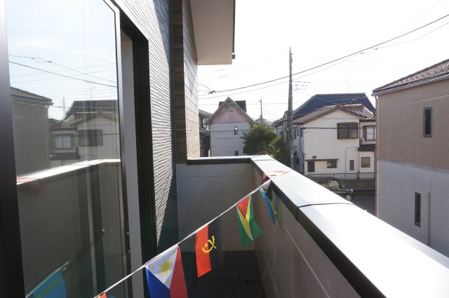 越谷市谷中町1丁目 新築分譲住宅のバルコニー
