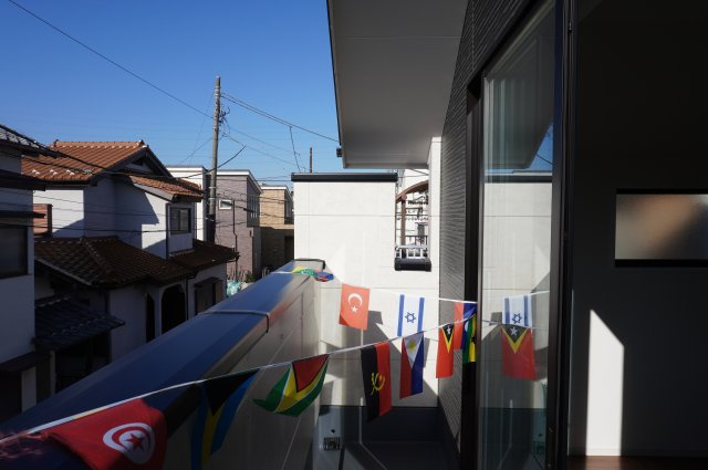 越谷市谷中町1丁目 新築分譲住宅のバルコニー