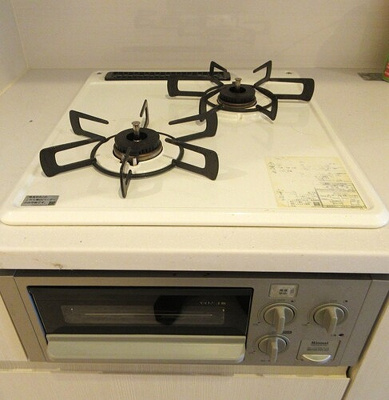 【設備】 | ライオンズ東京三ノ輪ミレス | 2口ガスコンロ　※内装前