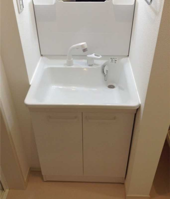 アドウビ学芸大学　三井ホーム施工　角部屋　陽当たり良好の洗面所