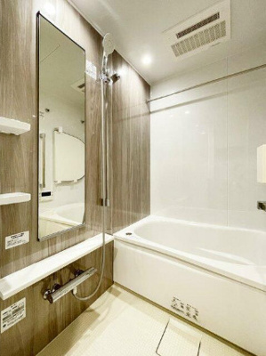 【浴室】 | バウスステージ練馬豊玉 | 追い焚き機能、浴室乾燥機付きバス。