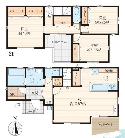 秦野市渋沢字石打場　新築戸建　全8区画4号棟