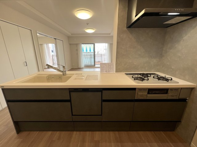 駅もハマスタもすぐそこ！コスモシティ横浜石川町のキッチン|使いやすいキッチンです