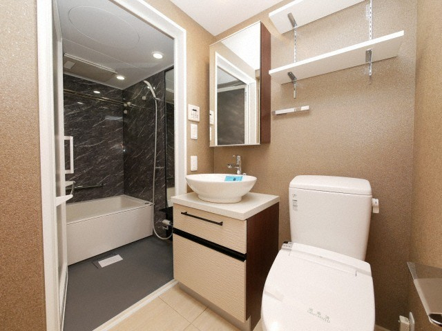 リンクハウス京町堀の洗面所