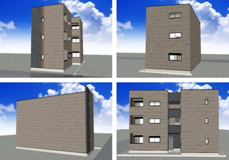 【外観】 | 仮称）ハーモニーテラス名楽町二丁目B | イメージ