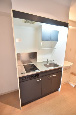 大阪市城東区野江２丁目の賃貸マンションのキッチン