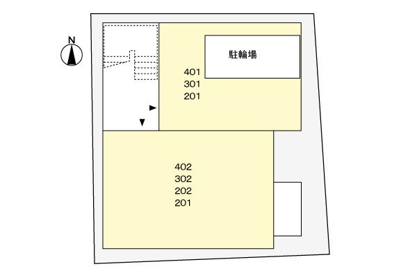 カーサ　ボニータの区画図