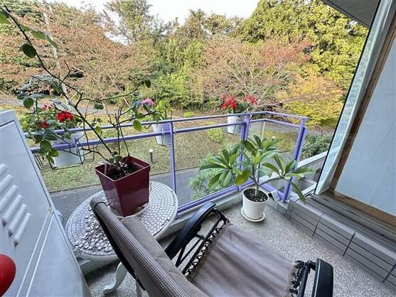 パルファイン伊豆高原D棟のバルコニー