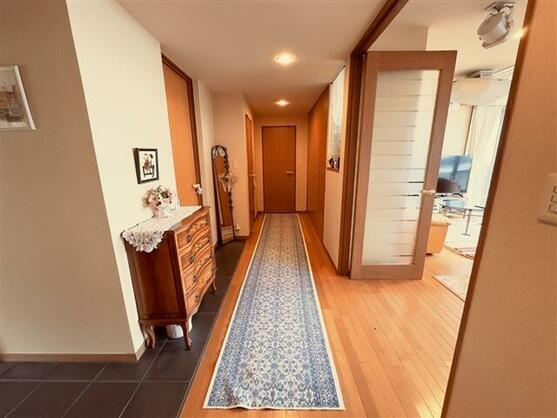 パルファイン伊豆高原D棟の玄関