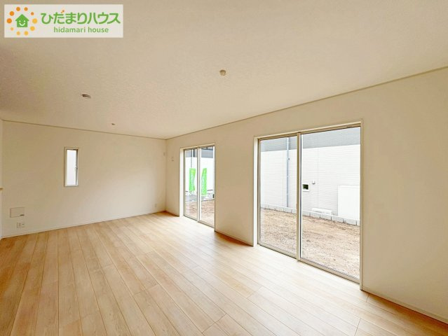 日立市久慈町第25　新築戸建　1号棟の外観パース|南東向きで日当たり良好(^^♪