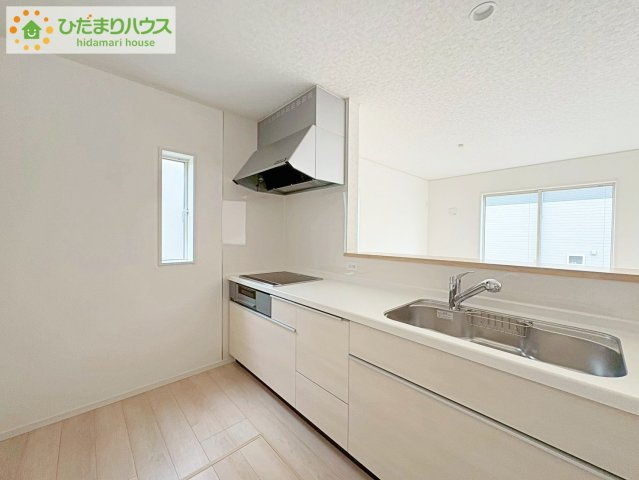 日立市久慈町第25　新築戸建　1号棟の前面道路含む現地写真