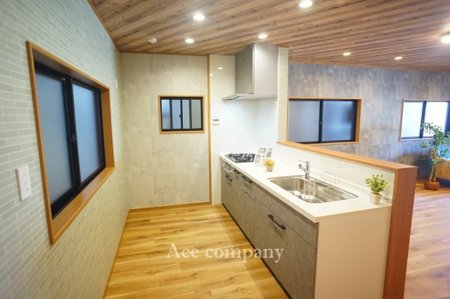 【キッチン】 | 東大阪市南鴻池町2丁目 | 食洗機付きのシステムキッチン新調です☆3口ガスコンロ☆