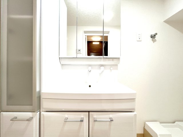 中川ビューハイツの独立洗面台