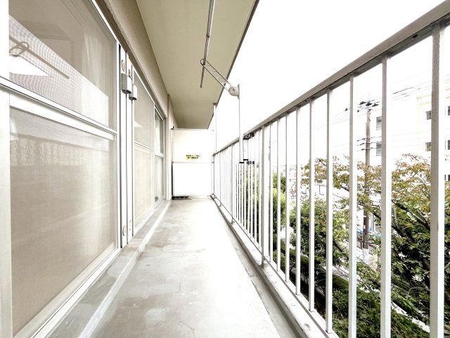 中川ビューハイツのバルコニー