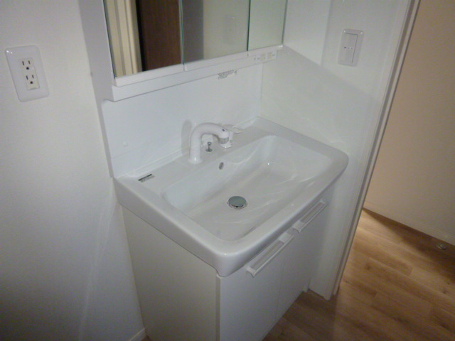 ヴィラリリーフの洗面所