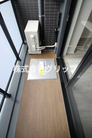 Le'a横濱和田町壱番館のバルコニー