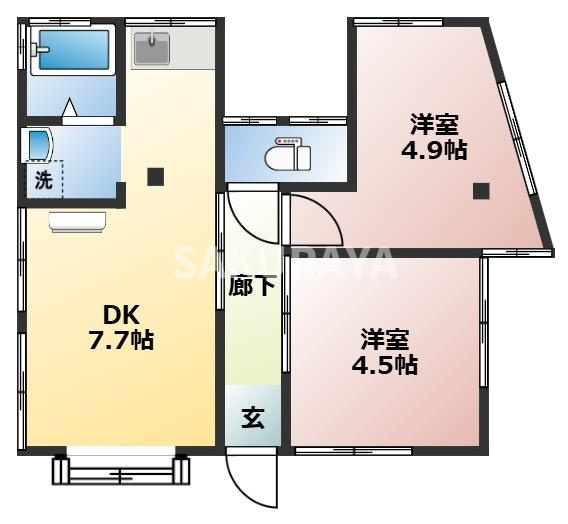 織姫NKの間取り