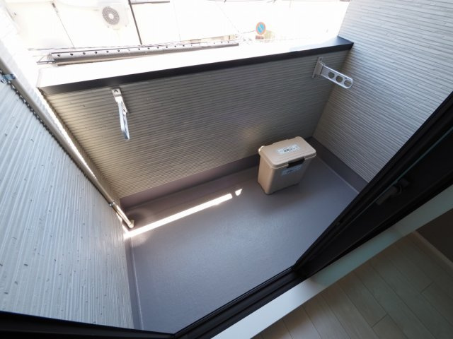 クオッカ都島のバルコニー