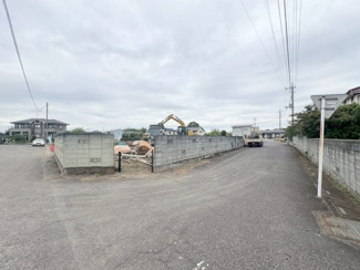 【前面道路含む現地写真】 | 川越市久下戸　建築条件なし売地　JR川越線『南古谷駅』徒歩19分　【南古谷小学区】