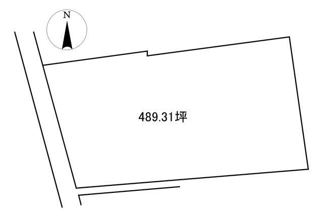 瀬戸市萩殿町４丁目の売地の区画図