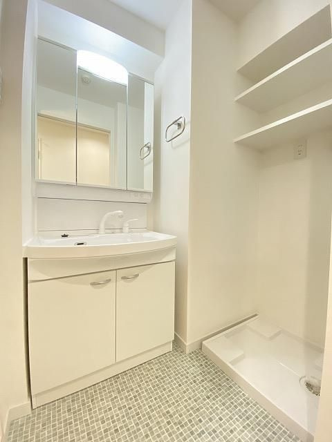 菊池郡菊陽町大字津久礼の賃貸マンションの独立洗面台