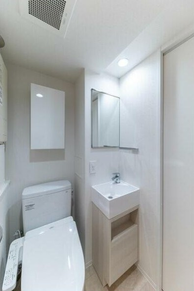 COCOCUBE西荻窪の独立洗面台