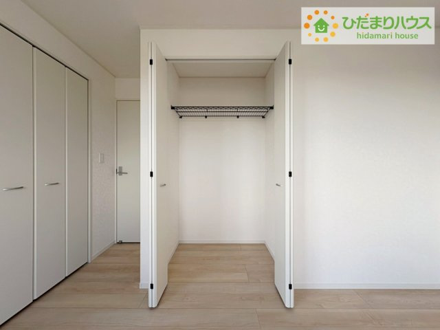 日立市久慈町第25　新築戸建　2号棟の収納|全室にクローゼットが付いていて、お部屋の住空間もスッキリ広々つかえそうです(^^)/