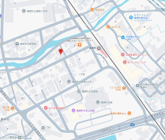 【地図】 | 加古郡播磨町東本荘1期（全3）1号棟