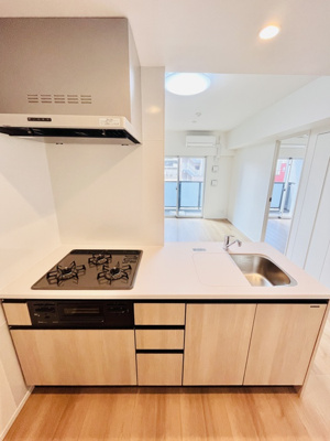 【キッチン】 | グランカーサ三ノ輪Ⅱ | お料理しやすいキッチンです