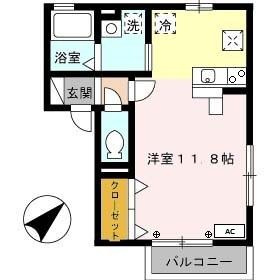 フルーレの間取り