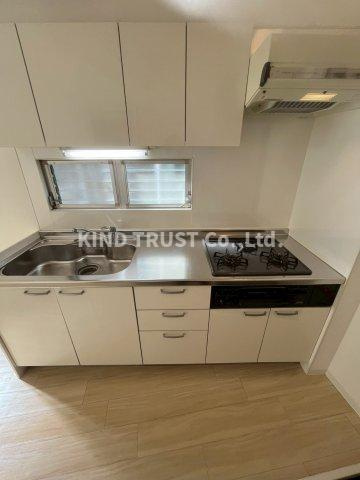 ベルハイツⅠのキッチン|お料理しやすいキッチンです