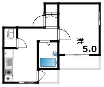 アメニティ東神戸4番館の間取り