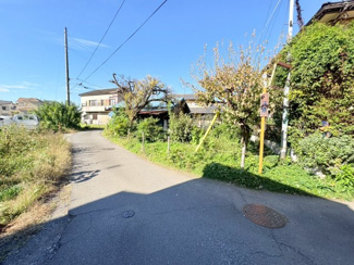 【前面道路含む現地写真】 | 狭山市広瀬1丁目　建築条件なし売地　西武新宿線『狭山市駅』バス20分　【水富小学区】