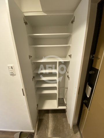 レオンコンフォート天神橋の玄関|レオンコンフォート天神橋　下駄箱