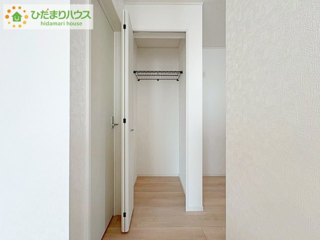 日立市久慈町第25　新築戸建　3号棟の収納|備え付け収納で、スッキリお片付け！