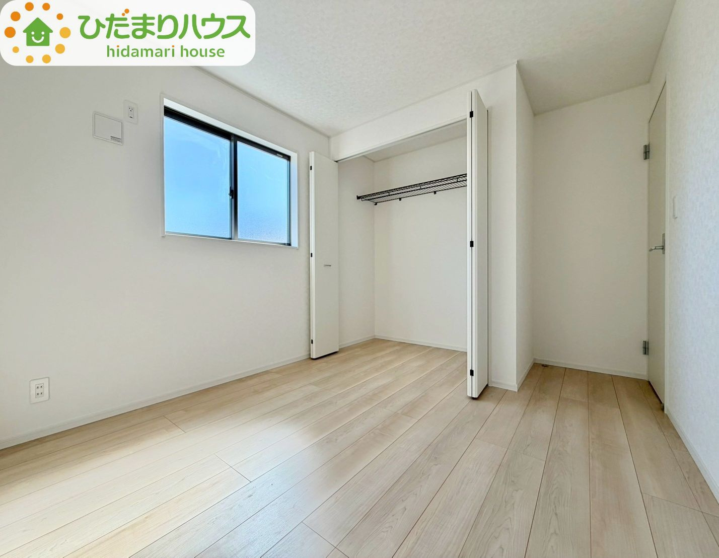 野田市七光台第19　新築戸建　1号棟の収納|全室にクローゼットが付いていて、お部屋の住空間もスッキリ広々つかえそうです(^^)/							
