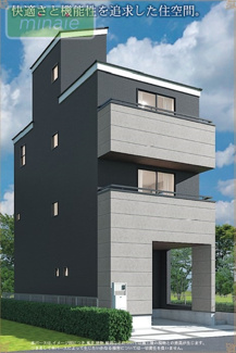 【外観】 | 屋上バルコニー付き　コンビニ3分　屋上バルコニー付き　南葛西　2号棟 | 同タイプ
スタイリッシュな外観でゆったりした空間が魅力的です♪