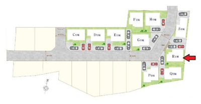 【区画図】 | 府中市日新町5丁目新築戸建 | Ｒ号棟。ほかの区画もございます。