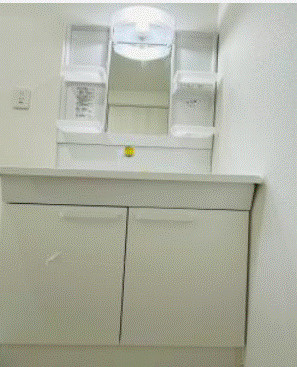 コーポラス司の独立洗面台