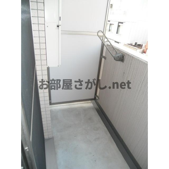 メゾンドロゼのバルコニー|陽当たり良好なバルコニーです