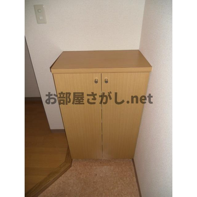 メゾンドロゼの玄関|明るい玄関です