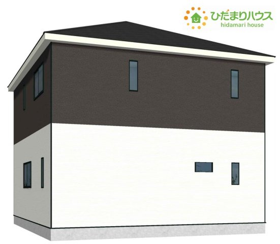 日立市久慈町第25　新築戸建　4号棟の外観パース|閑静な住宅地で叶える穏やかな新生活☆彡