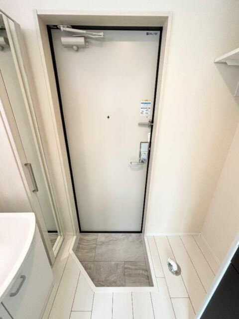 キューブときわ台の玄関