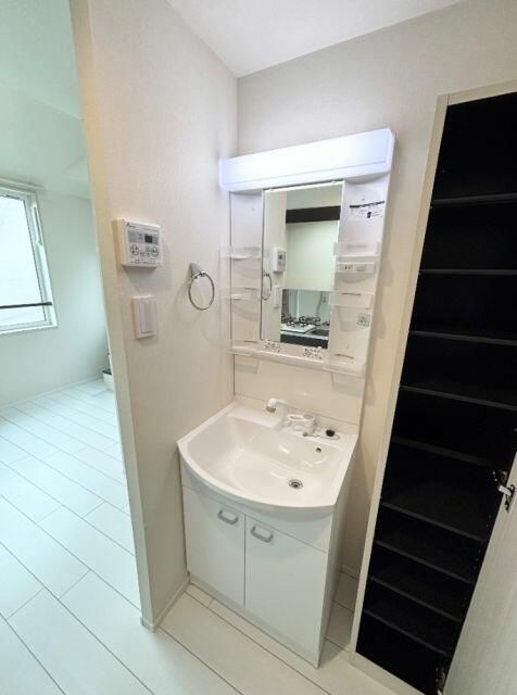 キューブときわ台の洗面所