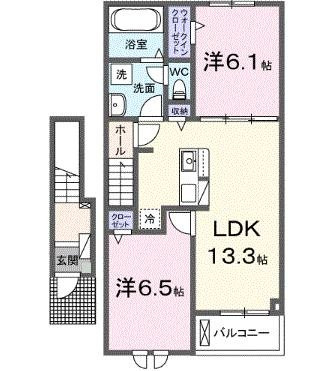 メゾン　よしみの間取り