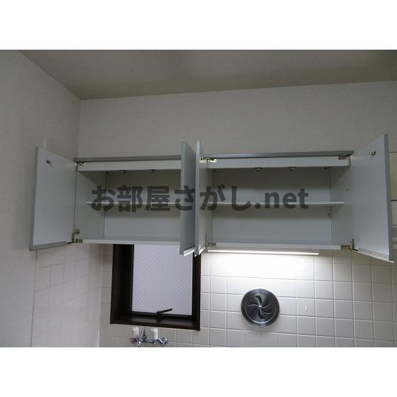 Ｓｕｎｒｉｓｅ　浅草のキッチン|キッチン上収納