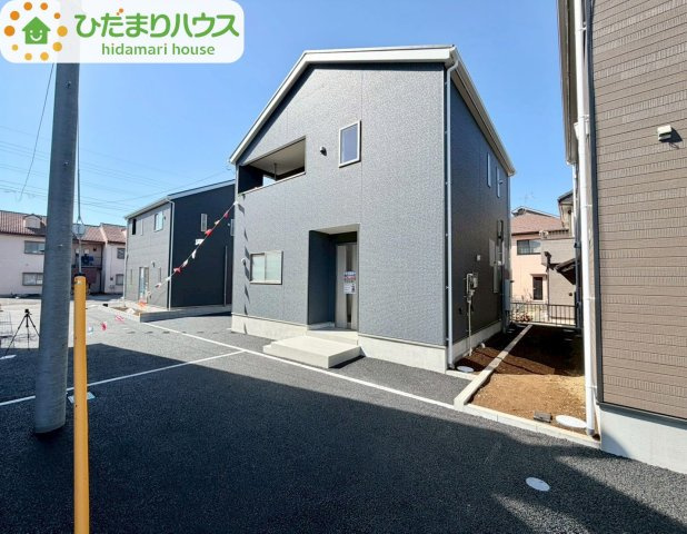 野田市七光台第19　新築戸建　2号棟の外観|たっぷりの陽光と心地よい風が舞い込む住まい					
