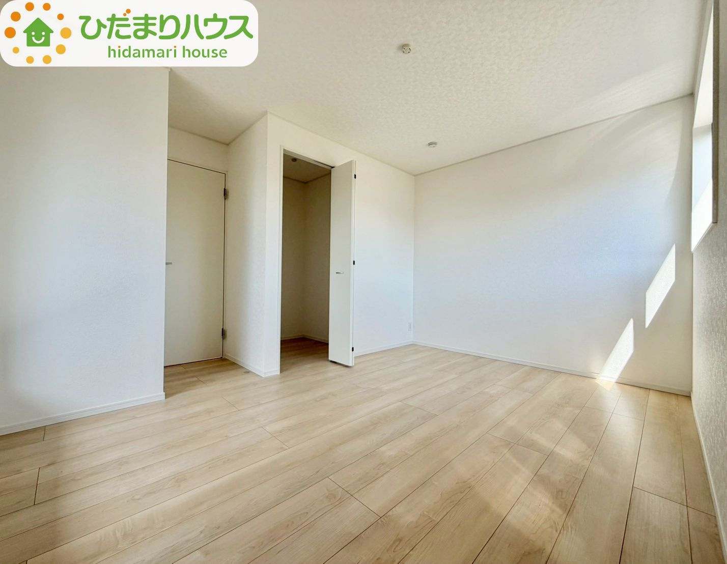 野田市七光台第19　新築戸建　3号棟の寝室|ゆとりのある主寝室！ご家族全員で寝れちゃいます(^^♪						
