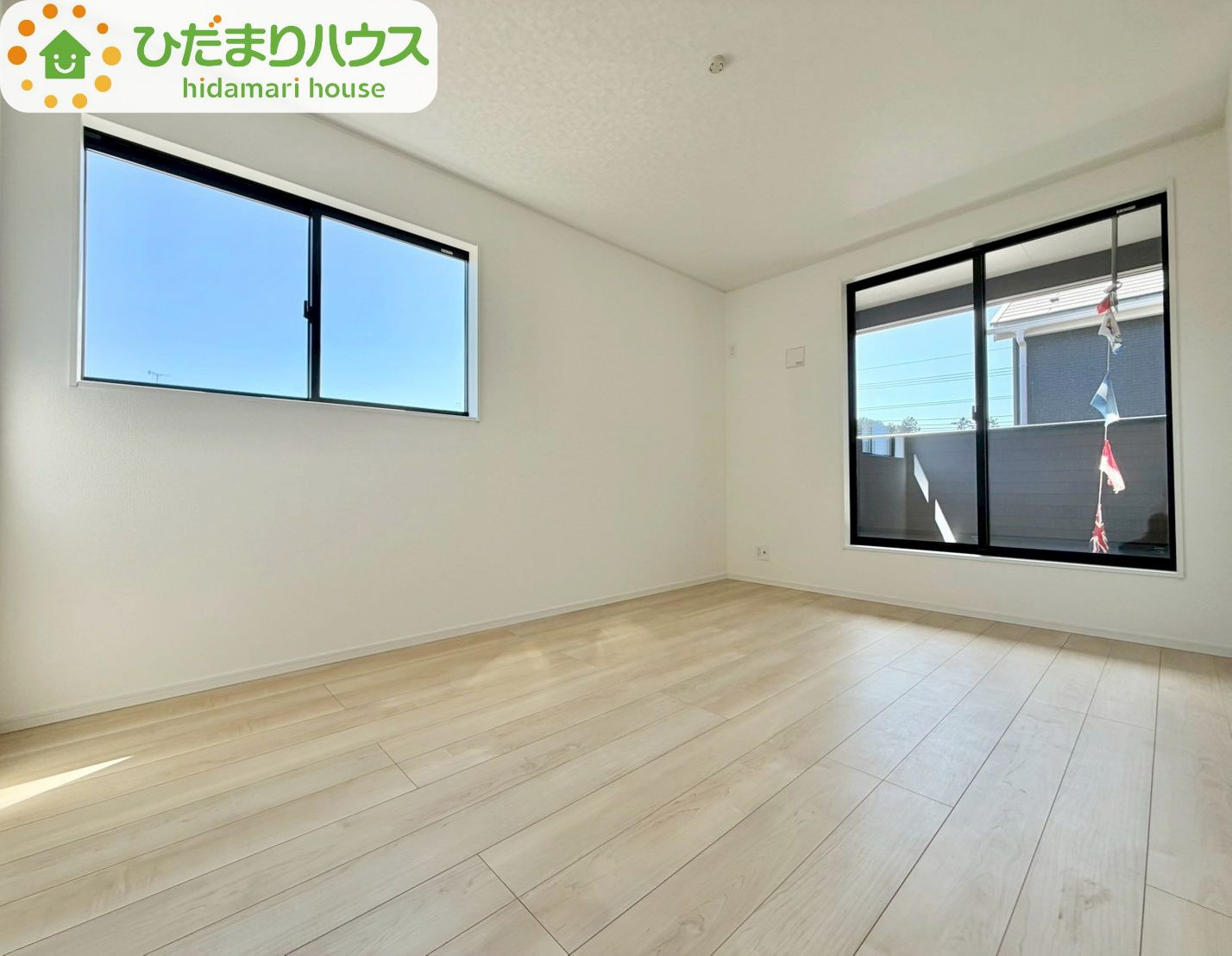 野田市七光台第19　新築戸建　3号棟の洋室|バルコニーに面している洋室は、主寝室にどうぞ(^^)/						
